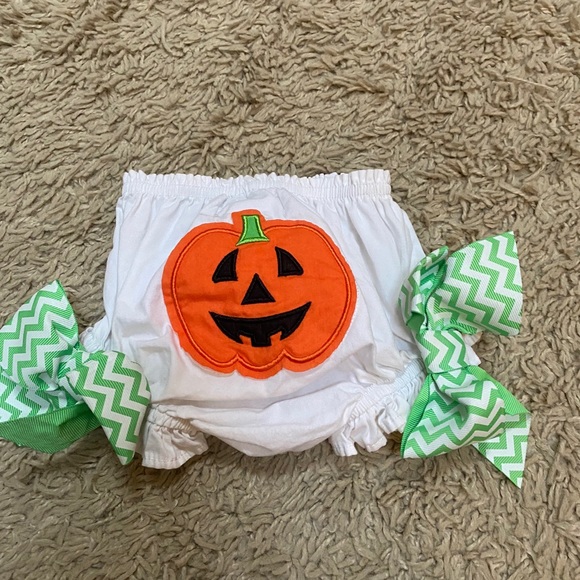 Mud Pie Other - Pumpkin bloomers or diaper cover. 0-6 months. So cute for Halloween pictures!